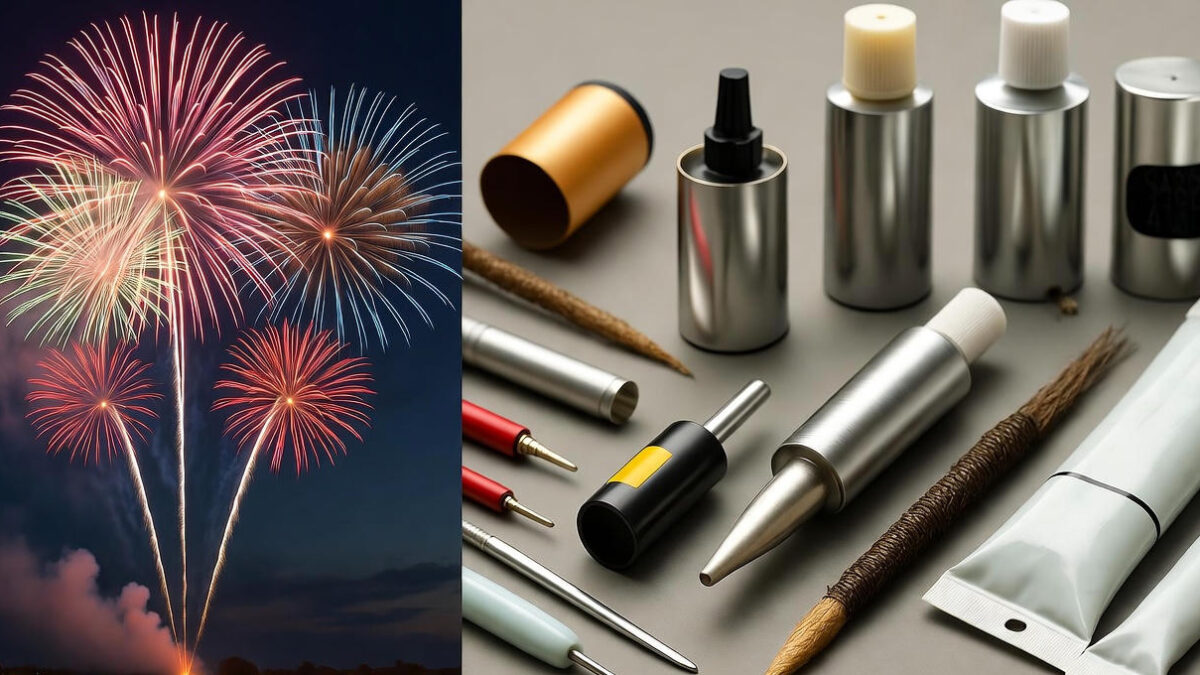 انواع چسب در پیروتکنیک و آتش‌بازی | مقایسه و انتخاب