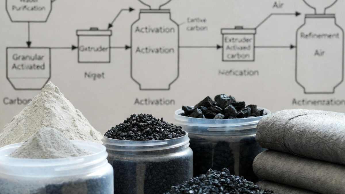 انواع کربن فعال و روش‌های تولید آن
