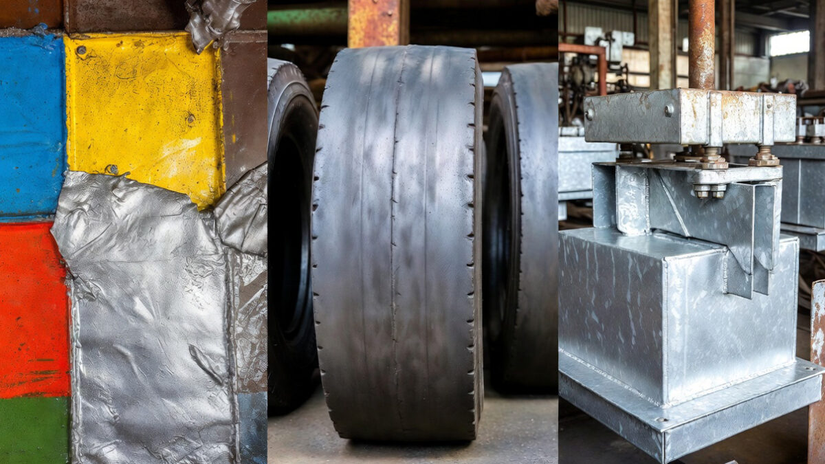 کاربردهای پودر روی در تولید رنگ، لاستیک و پوشش‌های ضدزنگ