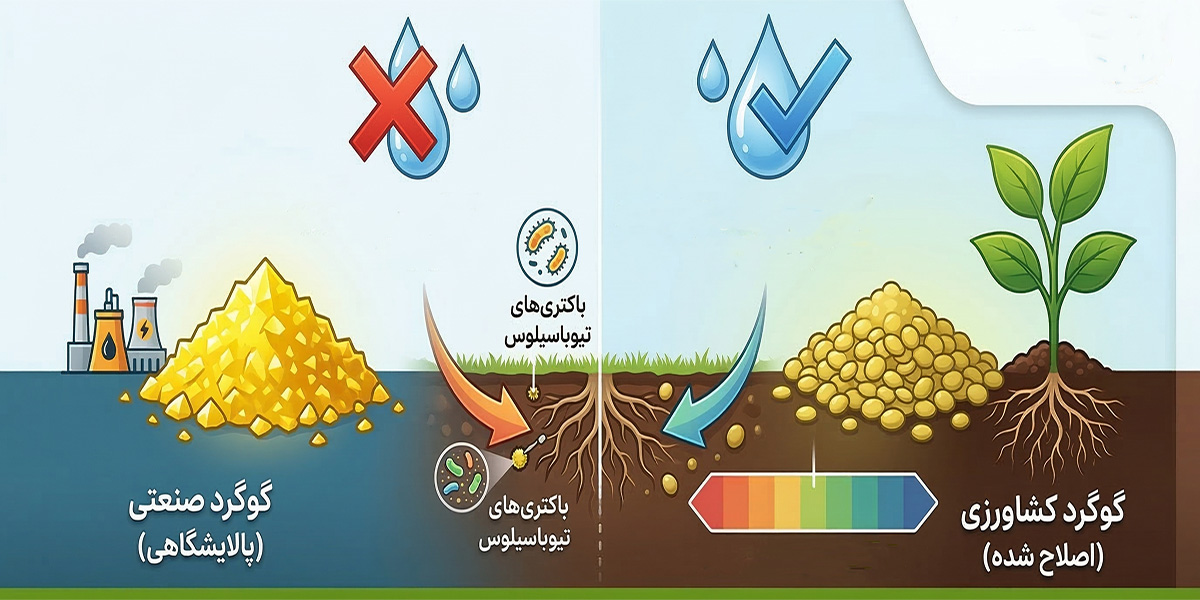 گوگرد صنعتی و کشاورزی؛ بررسی تفاوت‌ها و کاربرد در بهبود خاک