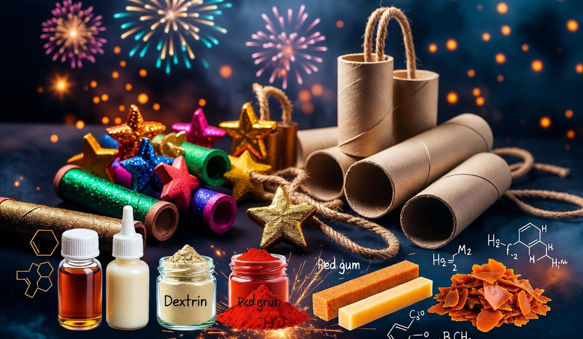 انواع چسب در پیروتکنیک و مقایسه آنها